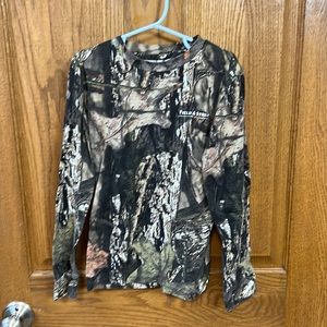 Youth small camo long sleeve tshirt